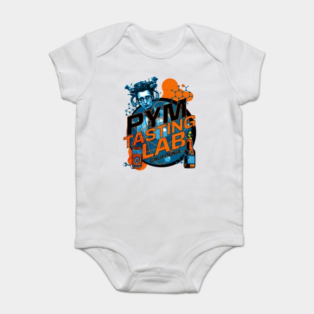 Pym Tasting Lab California Anaheim Campus Grunge Design Baby Bodysuit by Joaddo